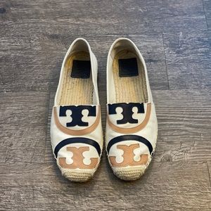 Tory Burch Poppy Logo Espadrille Flat